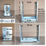 ÇEKMECELİ Ayarlı Galvaniz Ayak