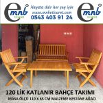 120 LİK KATLANIR BAHÇE TAKIMI