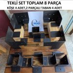 AÇIK SİSTEM DÜZ TEKLİ SET  AHŞAPTA SERBEST ÖLÇÜ - Görsel 2